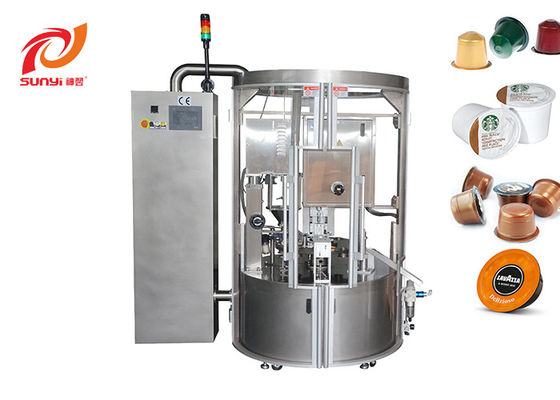 기계 실링을 충전하는 3000cph CE 회전식 라바즈자블루 커피 캡슐